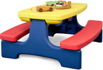 Игровой стол UNIX kids Garden Yellow PTGARDTB100