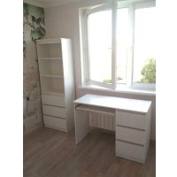 Стеллаж Астрид-Мебель Ницца-4 (Белый)