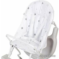 Высокий стульчик Polini Kids 152 (звездное сияние, белый/серый)