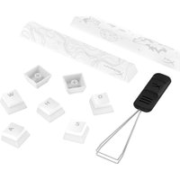 Набор кейкапов HyperX Pudding Keycaps 2 (104 шт, белый, без кириллицы)