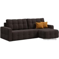 Угловой диван Craftmebel Dandy угол (правый, БНП, ткань, malmo шоколадный) в Орше