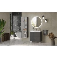  Velvex Шкаф-пенал Edge 350 pp.EDG.35 (графит)