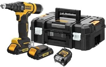 Заклепочник DeWalt DCF403D2GT (с 2-мя АКБ)