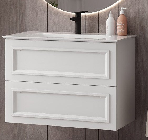 

Belux Тумба под умывальник София НП 95-02 (1, белый глянцевый)