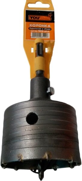

Коронка Yourtools 65 мм SDS-Plus