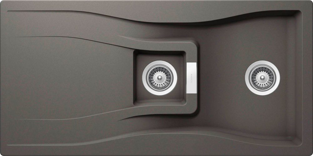 

Кухонная мойка Schock Waterfall 60D (серебристый камень)