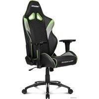 Игровое (геймерское) кресло AKRacing Overture (черный/зеленый)