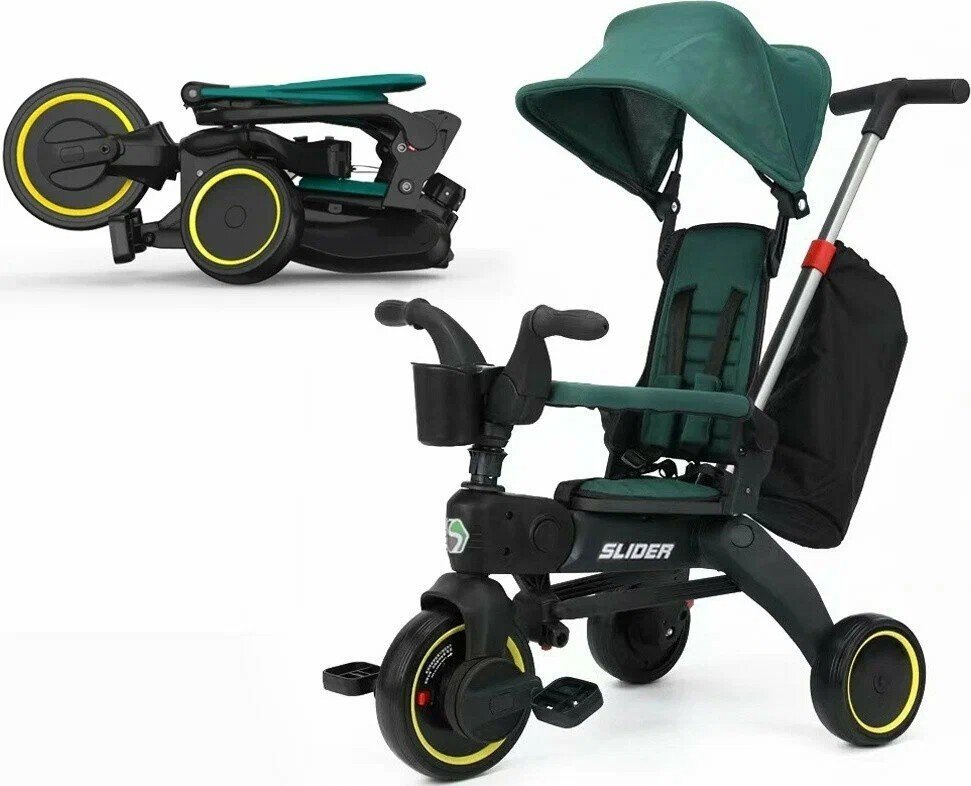

Детский велосипед Slider Eva IT1089 (зеленый)