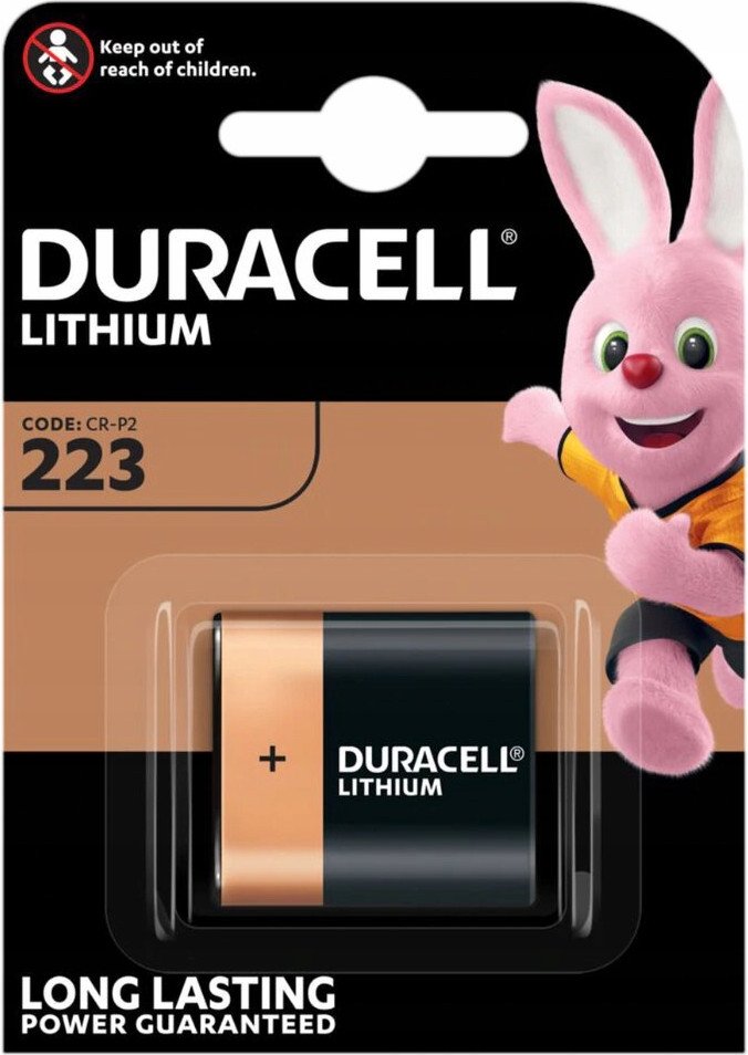 

Батарейка DURACELL Photo CR-P2\223 Lithium 6V