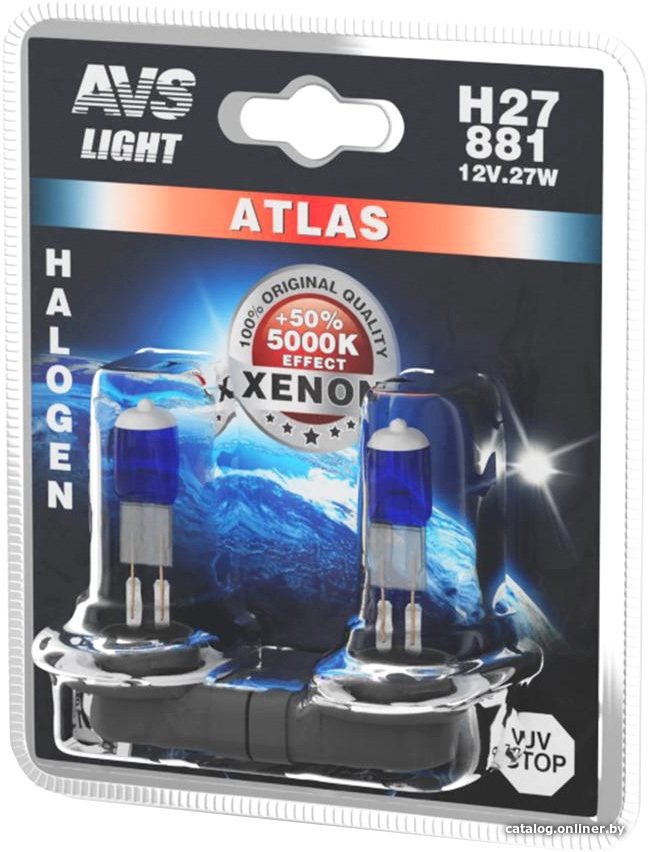 Галогенная лампа AVS Atlas H27/881 2шт