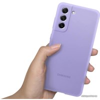 Чехол для телефона Samsung Silicone Cover S21 FE (фиолетовый)