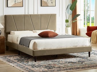 Кровать Signal Savana Velvet Bluvel 28 140x200 (бежевый)