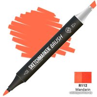 Маркер художественный Sketchmarker Brush Двусторонний R112 SMB-R112 (мандариновый) в Солигорске