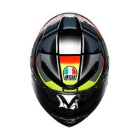 Мотошлем AGV K6 S E2206 MPLK 2118395001-026-XL (XL, Erazer Black/Red/Yellow Fluo)
