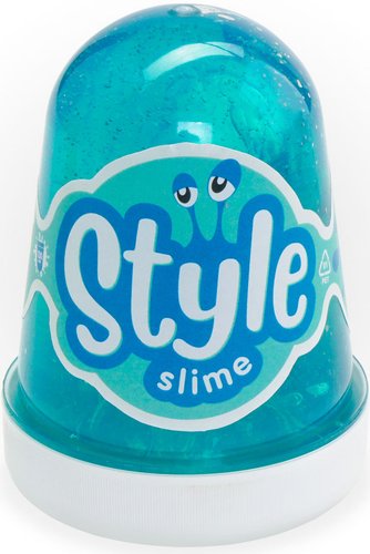 Слайм Lori Style Slime С ароматом яблока Сл-011 (морская волна)