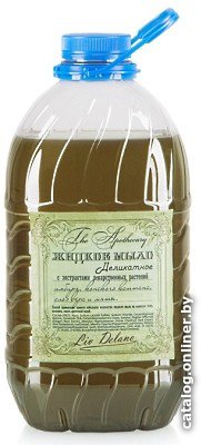 Liv Delano Жидкое мыло деликатное имбирь конский каштан алоэ вера и мята 3л