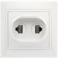 Розетка компьютерная SmartBuy Венера SBE-01w-S1-RJPH