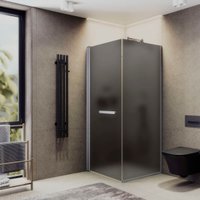 Душевой уголок MaybahGlass MGY-1349-5 (графит матовый стекло/хром матовый)