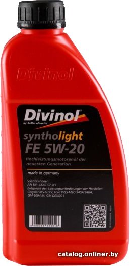 Моторное масло Divinol Syntholight FE 5W-20 1л [49370-1]