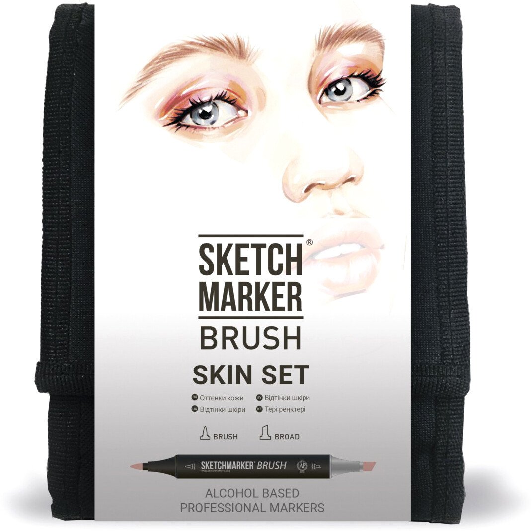 

Маркер художественный Sketchmarker Brush Skin Set SMB-12SKIN (12 шт)