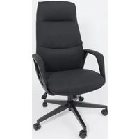 Офисное кресло AksHome Sierra (черная ткань/черный металл)