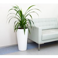 Кашпо Idea Ротанг М3407 (белый)