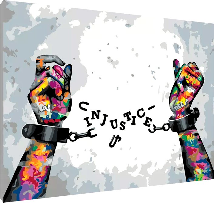 

Картина по номерам PaintLine Граффити оковы PL-00198