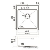 Кухонная мойка Omoikiri Akisame 46 GB