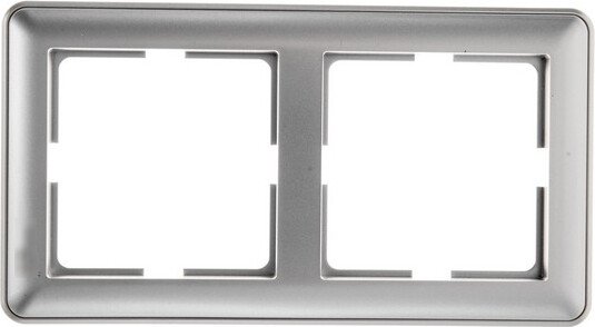 Рамка Systeme Electric W59 KD-2-58 (матовый хром)