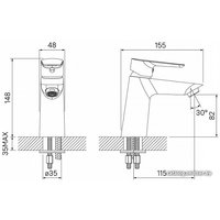 Смеситель IDDIS Cloud CLOWG00i01 (белый/золотистый)