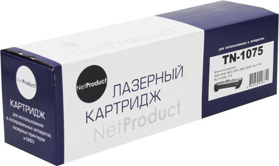 

Картридж NetProduct N-TN-1075 (аналог Brother TN-1075)