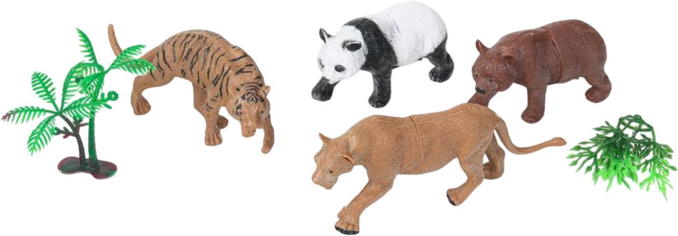 

Набор фигурок Рассказы о животных Дикие животные 2304Z0115-R2 (4шт)