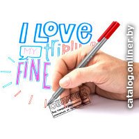 Ручка капиллярная Staedtler Триплюс 334-4 (оранжевый)