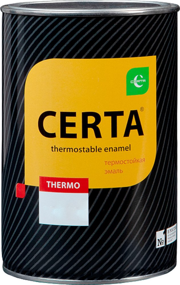 

Эмаль Certa HS Термостойкая 800С 0.8 кг (графит металлик)