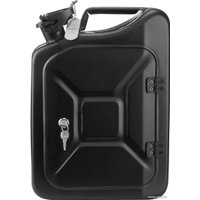 Подарочный набор Экспедиция Канистра - бар 10 л (черный, кожа)