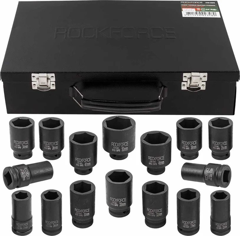 

Набор головок слесарных RockForce RF-6162-5MPB