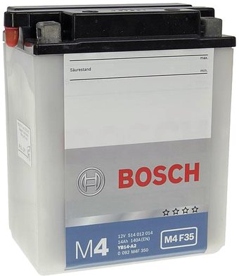 Мотоциклетный аккумулятор Bosch M4 YB14A-A2 514 401 019 (14 А·ч)