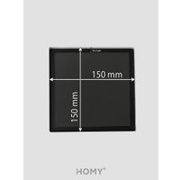 Вентиляционная решетка HOMY AIR квадратный AS100B 15x15 (черная)