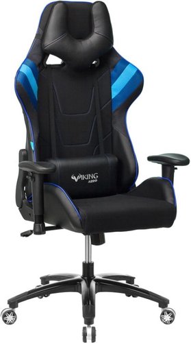 Игровое (геймерское) кресло Zombie Viking 4 Aero Blue Edition (черный)