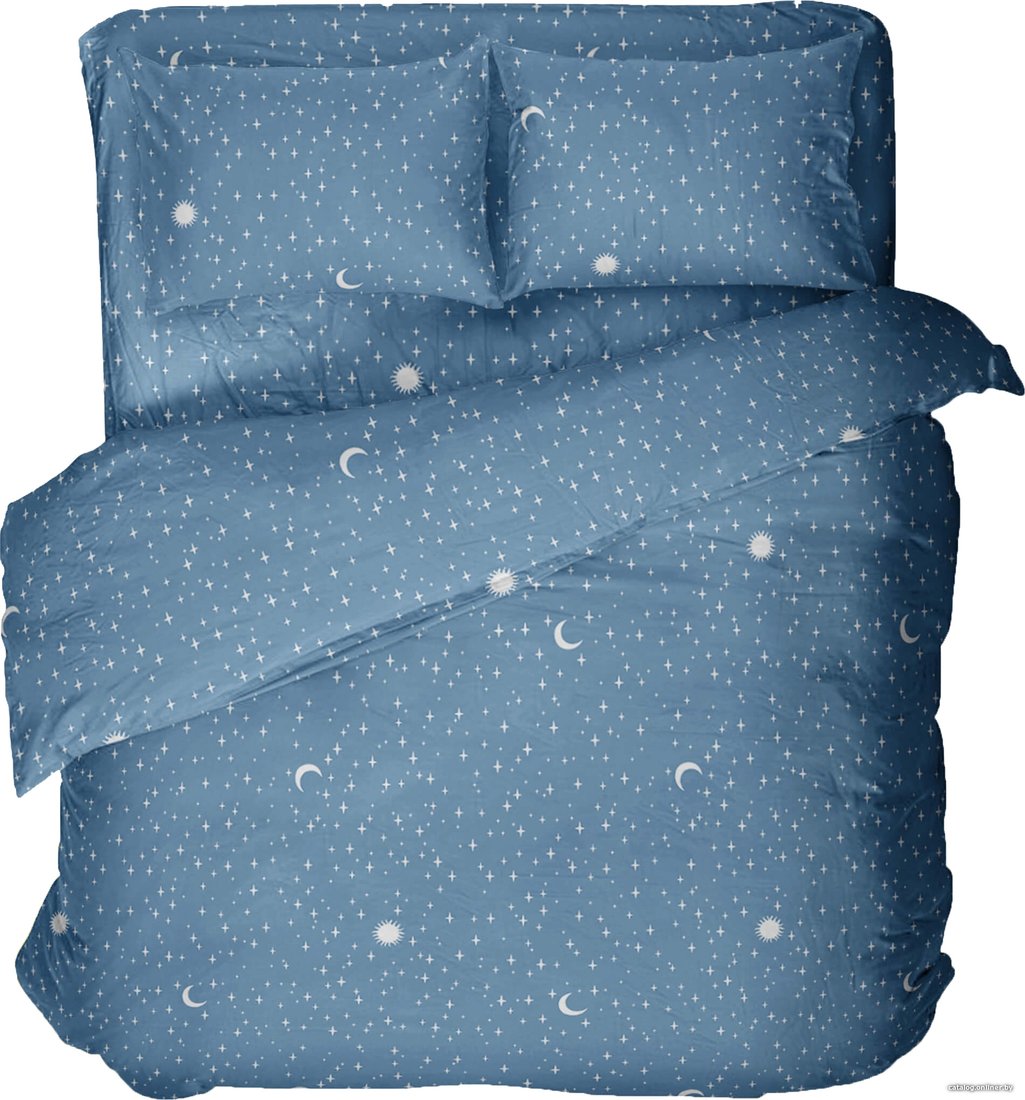 Евро комплект постельного белья Samsara Night Stars 220-17 205x220