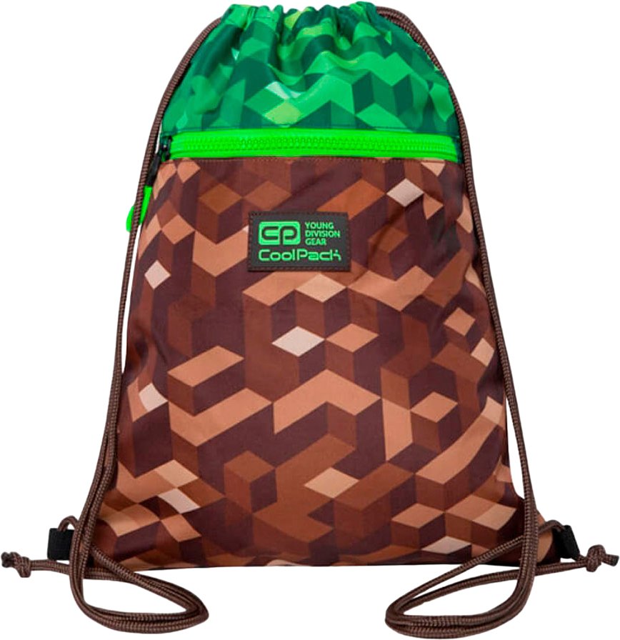 

Мешок для обуви CoolPack City jungle C70199/F (зеленый/коричневый)