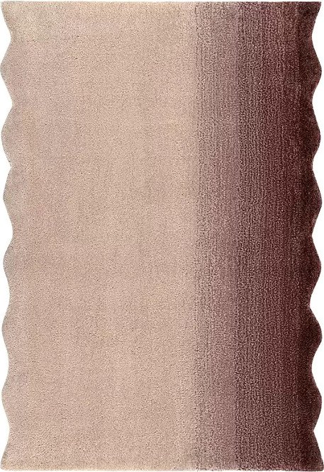 

Ковер для жилой комнаты Tkano Over Horizon Trendy Ruffles TK25-DR0009 (марсала)