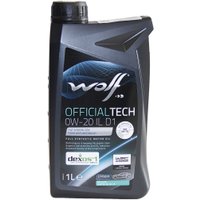 Моторное масло Wolf OfficialTech 0W-20 IL D1 1л