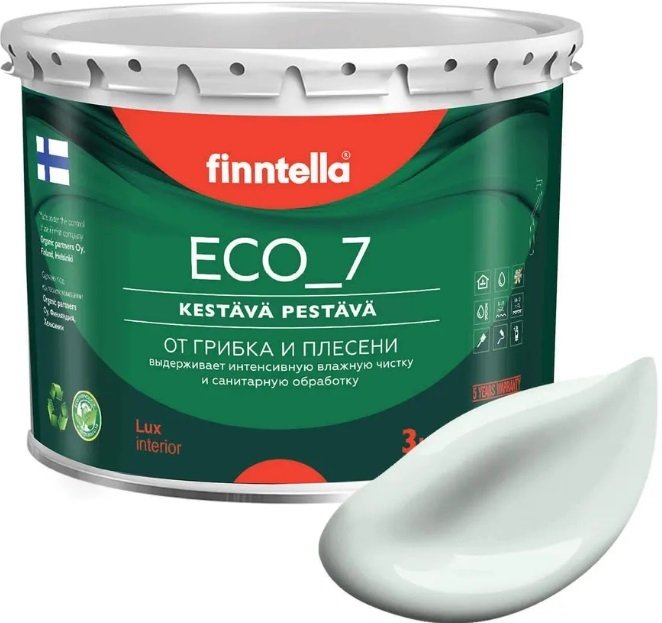 

Краска Finntella Eco 7 Hopea F-09-2-3-FL067 2.7 л (светло-серый)