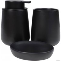 Набор аксессуаров для ванной AksHome Bao (3шт, графит) в Витебске