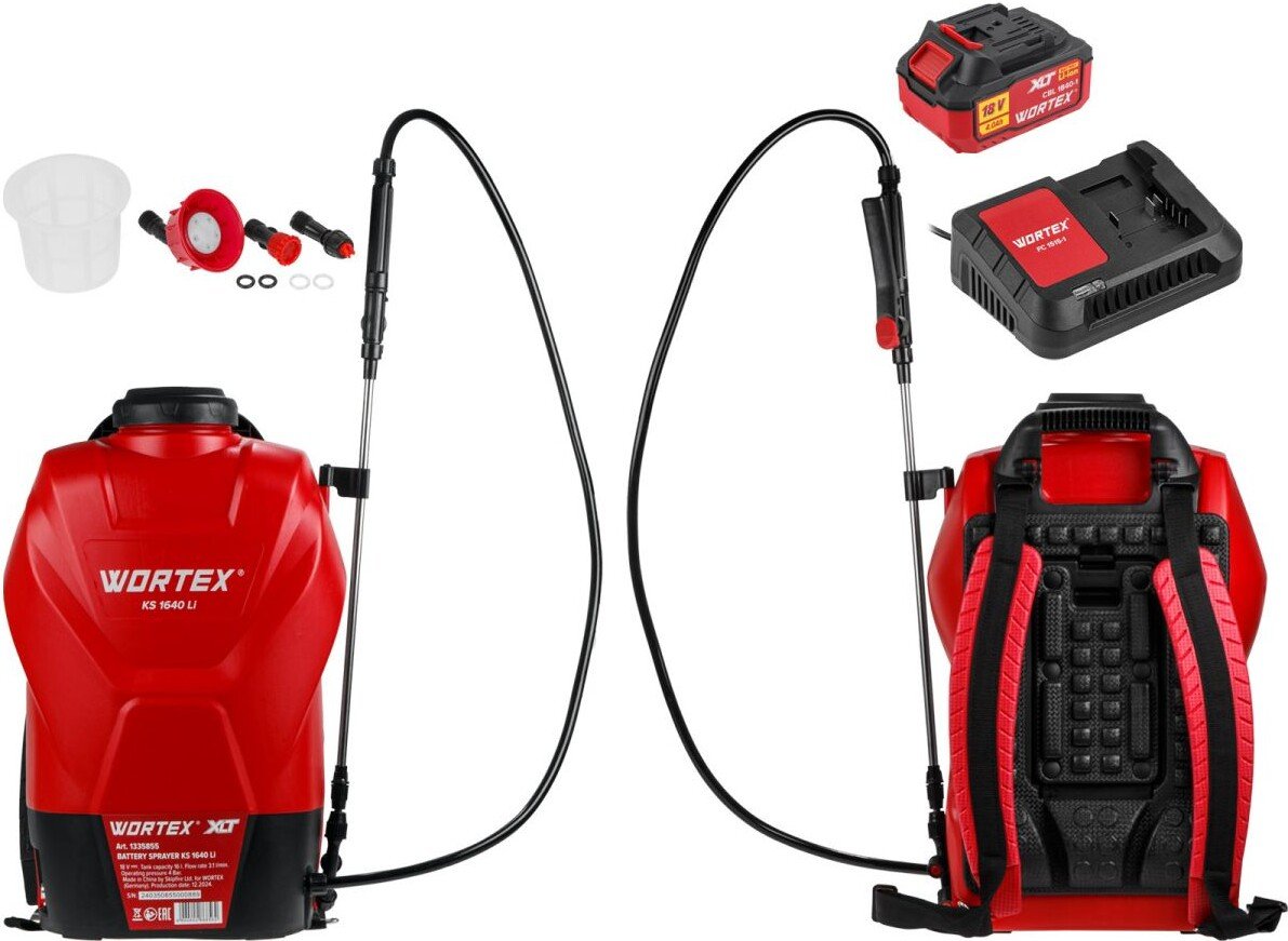 

Аккумуляторный опрыскиватель Wortex KS 1640 Li ALL1 XLT SET 1335856 (с 1-им АКБ)