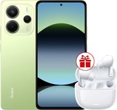Redmi Note 14 8GB/256GB международная версия (зеленый) + наушники Xiaomi Redmi Buds 6 Lite (белый) по акции