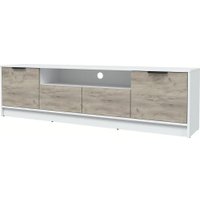 Тумба Интерлиния ТВ Концепт КТ-ТВ4-50 (дуб серый/белый платинум)