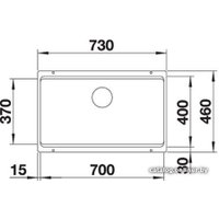 Кухонная мойка Blanco Etagon 700-U 525891 (черный)
