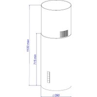 Кухонная вытяжка ZorG Nitra 1260 39 S (черный)